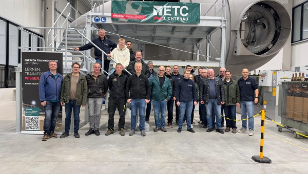 Besuch im ENERCON Trainingscenter Lichtenau